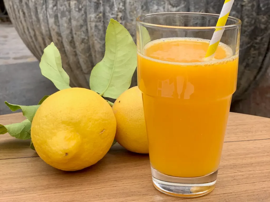 Džus z čerstvých pomerančů: zumo de narajna