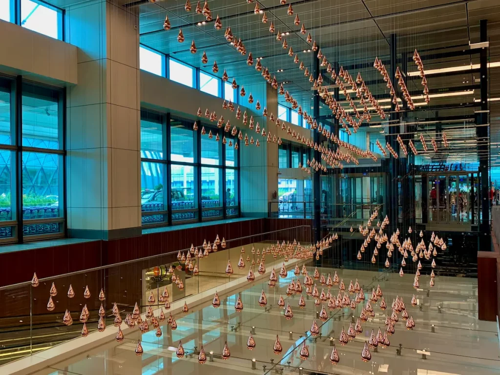 Letiště Changi v Singapuru: Kinetic rain