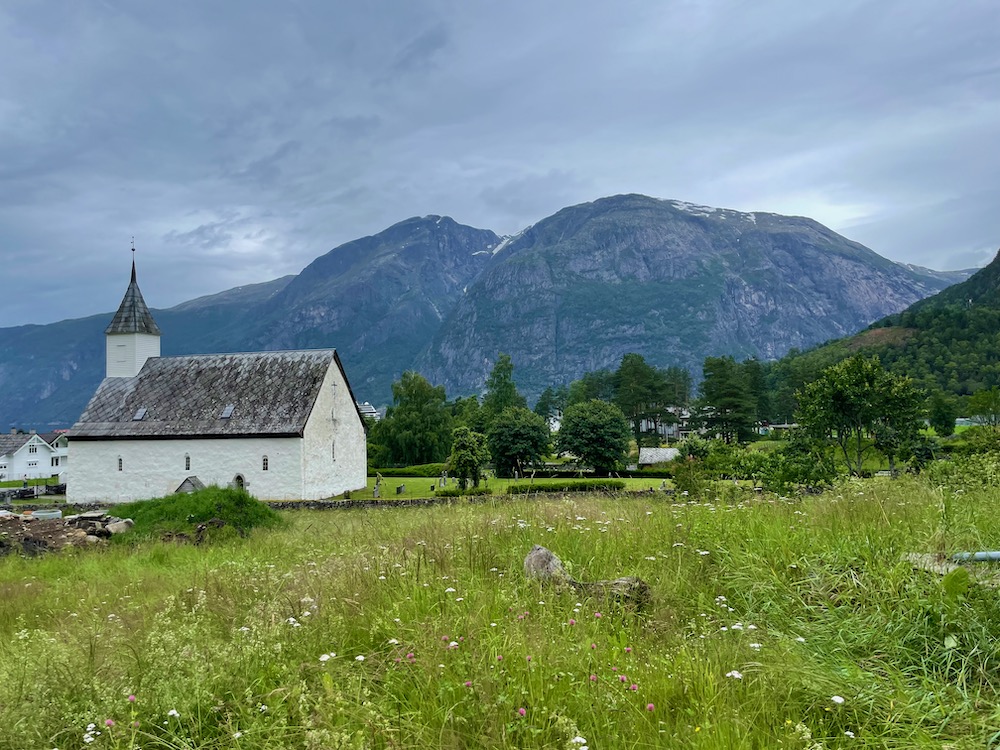 Kostelík v Eidfjordu