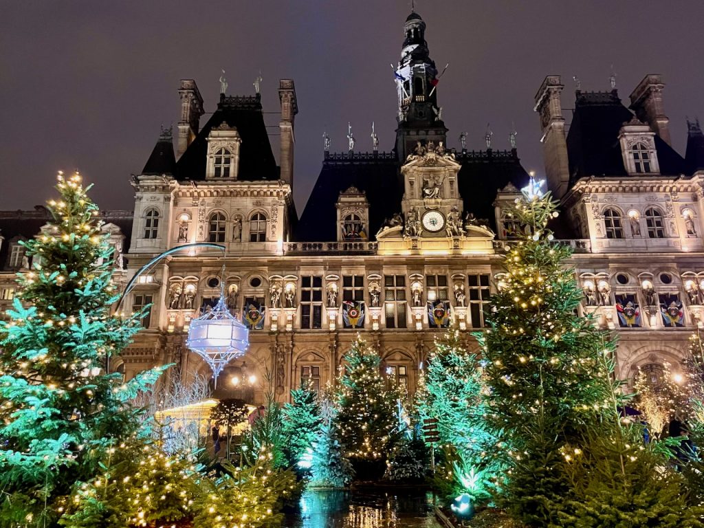 Vánoční trh před Hotel de Ville