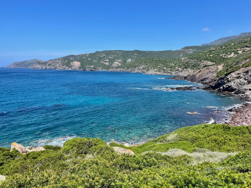 Sardinie - západní pobřeží