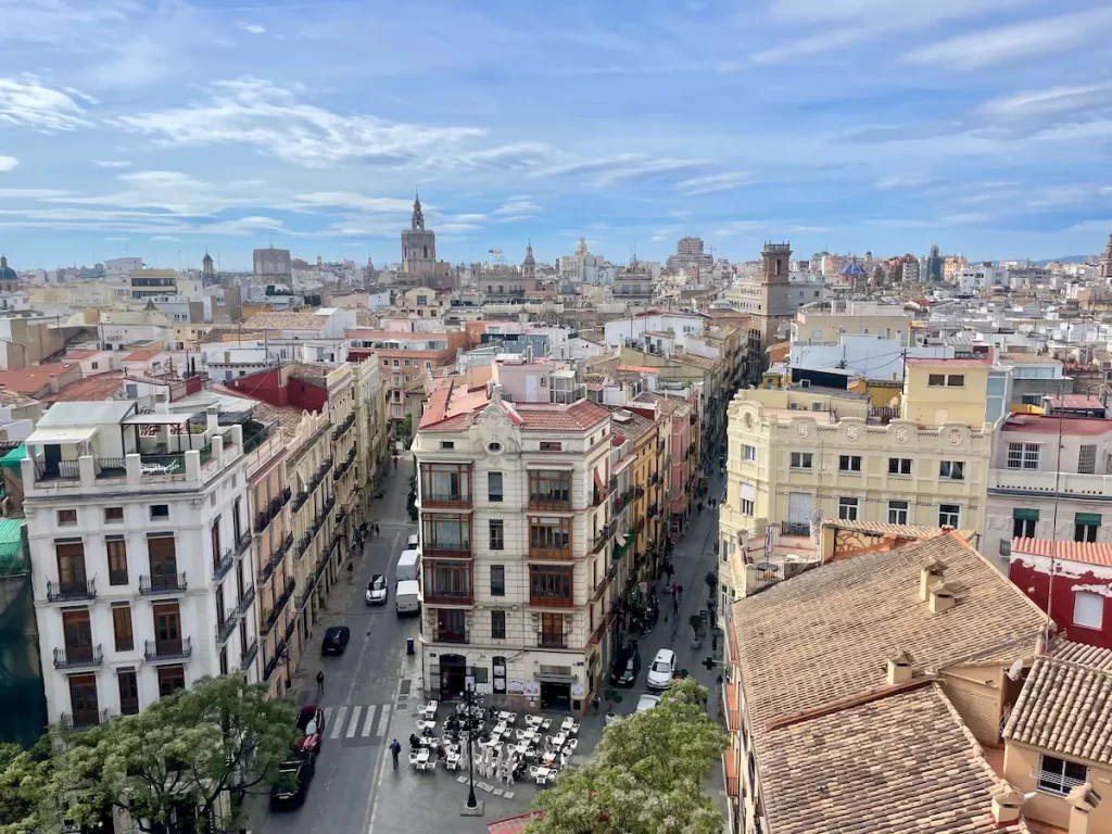 Valencie - Výhled z Torres de Serranos