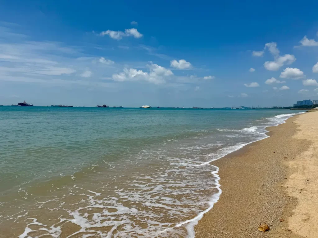 Singapur: Pláž u East Coast Park